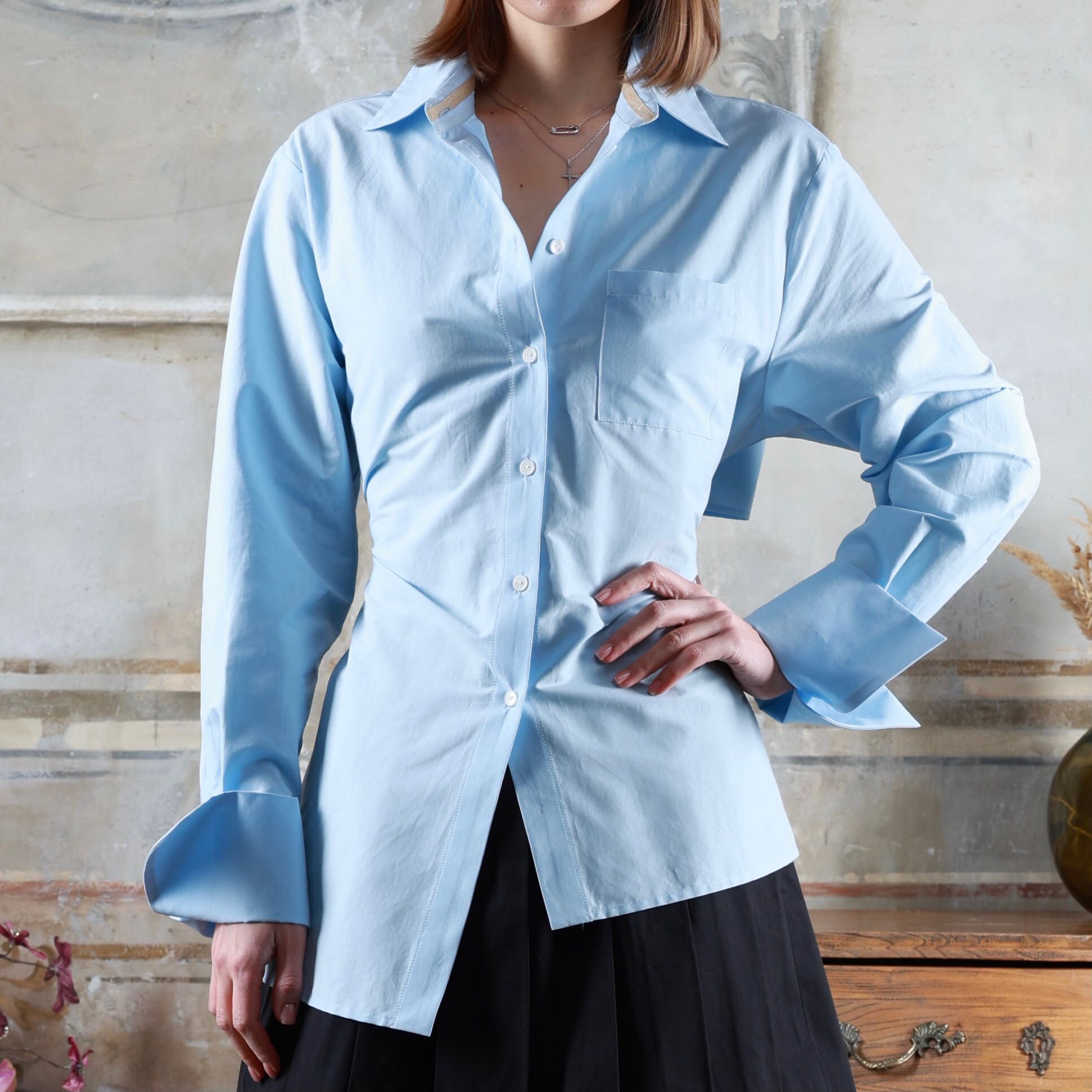 Асимметричная рубашка «Альриша»